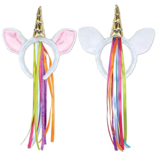 Beistle Adult Unicorn Headbands, 2ct.